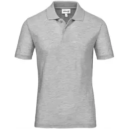 Mens Everyday Golf Shirt Grey Front